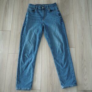 American Eagle Stretch Denim Jeans – Blue Mid-Rise Fit, Size 4 Regular